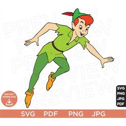 Lost Boys SVG, Peter Pan SVG, Disneyland Ears clipart SVG, Vector in Svg Png Jpg Pdf format instant download, Cut file C