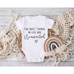 The Best Things In Life Are Unexpected SVG, Pregnancy Announcement SVG, svg, eps, png, Cut File