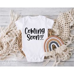 Coming Soon SVG, Pregnancy Announcement svg, Pregnant svg, eps, png instant download, Baby Coming Soon svg, Baby Announc