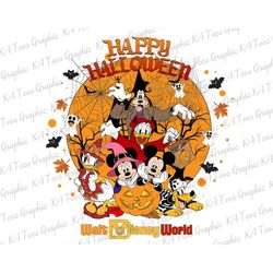 Halloween Mouse And Friends Png, Pumpkin Png, Trick Or Treat Png, Halloween Masquerade Png, Spooky Season Png, Happy Hal