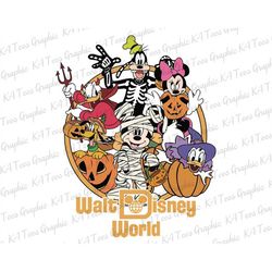 Happy Halloween PNG, Halloween Png, Halloween Party Png, Mouse And Friend Png, Trick Or Treat Png, Spooky Season Png, Tr