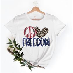 American Freedom Shirt, American Leopard Shirt, 4th Of July Shirt, Memorial Day Shirt, Independence Day Shirt, America F