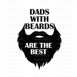 Dad With Beard Beard Father's Day 2023 My Father Beard Beards Design Dads With Beards Svg Cut File Cricut