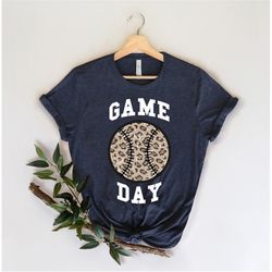 game day shirt, cheetah game day shirt, softball shirt, baseball shirt, baseball mom shirt, game day shirt women, baseba