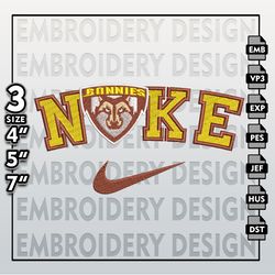 NCAA Embroidery Files, Nike St Bonaventure Bonnies Embroidery Designs, Machine Embroidery Files, NCAA St Bonaventure