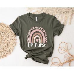 Grad Gift Nursing, Emergency Nurse Shirt for ER Nurse, Emergency Nurse Tee, Unisex Tshirt, Registered Emergency Nurse, S