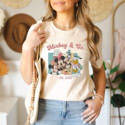 Mickey & Co 1928 Shirt, Mickey and Friends Shirt, Disneyland Shirt, Disneyworld Shirt, Disney Family Matching Shirt, Dis
