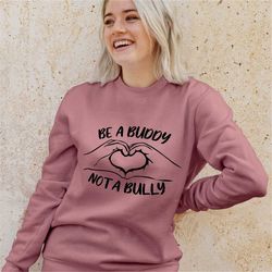 Be a buddy not a bully SVG, Pink Shirt Day SVG, Anti-Bully, Be a Buddy Not a Bully svg, Kids Shirt, Love ASL, Unity Day