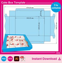 Cake Box Template