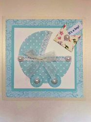 Welcome baby card, Its a boy greeting card, Baby card, Birth card, Newborn boy card, Congratulations baby greeting card