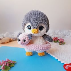 Crochet pattern Penguin Lulu (Ukrainian language)