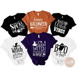 Halloween Bundle Svg, 6 Designs, Halloween Witch Svg, Fall Svg, Svg File for Cricut, Digital Download