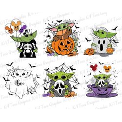 Halloween Green Aliens SVG Bundle, Trick Or Treat Svg, Halloween Masquerade Svg, Spooky Vibes Svg, Halloween Svg For Shi
