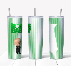 boss baby tumbler design, 20 oz skinny tumbler design, sublimation image, tumbler wrap, boss baby cup, boss baby png