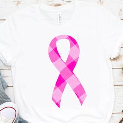Breast Cancer svg, plaid cancer ribbon svg, awareness svg,tshirt svg,Cancer Survivor svg,cancer svg,svg for cricut svg,S