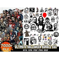 7000 Files Ultimate Halloween SVG , Hocus Pocus SVG, Pumpkin SVG, Spider Web SVG, Halloween Vector, Pumpkin Silhouette