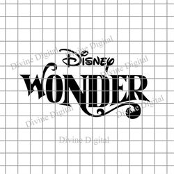 Di Sn Ey Wonder Cruise Line Shirt Word Bubble SVG File for Vinyl Cutting Machines