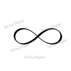 Infinity Symbol SVG File for Vinyl Cutting Machines