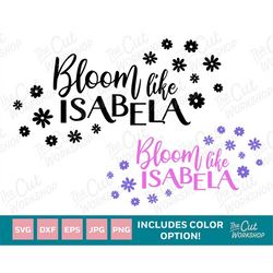 Encanto Bloom Like Isabela Madrigal | SVG Encanto Clipart Images Digital Download Sublimation Cut File Png Dxf Eps Jpg