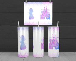 Merida Not Easy Being a Princess, princess Tumbler Wrap 20z skinny tumbler Sublimation, instant download