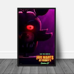 Five Nights At Freddys 2023 Movie Poster, Gift Poster
