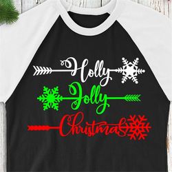 Holly Jolly Arrows svg,Arrow svg,Holly Jolly svg,Christmas Decals, Christmas svg design, Christmas cut file, svg for cri
