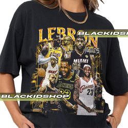 Lebron James Vintage Shirt, Basketball Shirt, 90s Men's Women's tee Unisex Soft