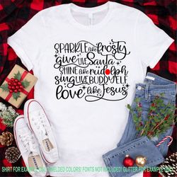 Give Like Santa svg, dance Like Frosty svg, Love like Jesus svg, buddy elf svg, Christmas svg designs, Christmas cut fil