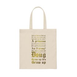 Wicked Witch of the East Bro Canvas Tote Bag