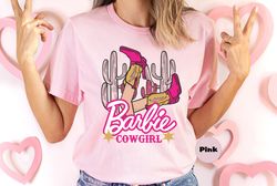 Barbie Cowgirl Shirt, Cowboy Barbie T-shirt, Birthday Party Sweatshirt, Bachelorette Hoodie, Party Girls Outfit, Doll Ba