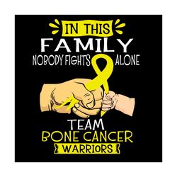 in this family childhood cancer awareness svg childhood cancer awareness vector svg, fight gift for childhood cancer war