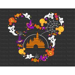 Bundle Happy Halloween Svg Png, Trick Or Treat Svg, Spooky Vibes Svg, Witch Svg, Fall, Svg, Png Files For Cricut Sublima