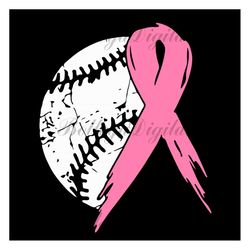 Baseball Tackle Breast Cancer Svg, Awareness Cancer Svg