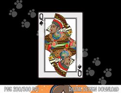 Queen Spades African American Card Halloween Gift png, sublimation copy