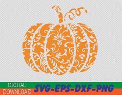 Pumpkin Svg, Orange Pumpkin svg, Halloween svg, Fall svg, Cricut Cut Files , Silhouette