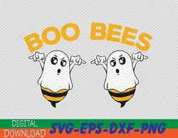 Boo Bees Halloween Breast Cancer svg, Ghost svg, Boo Bees Couples Halloween Costume Funny gift png, SVG, png, eps, dxf