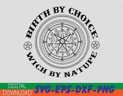 Witch By Nature Bitch By Choice Funny Halloween Svg, png, eps, dxf digital download