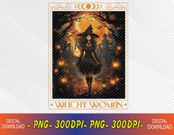 Witchy Woman Halloween Witchcraft Witch Wicca Gothic Svg, Eps, Png, Dxf, Digital Download
