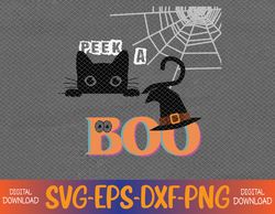 Hallowen boo cat Svg, Eps, Png, Dxf, Digital Download