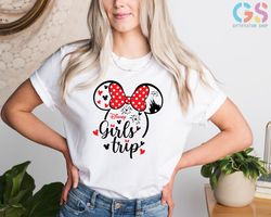 Girls Trip Shirts, Disneyland Girls Trip T-shirt,Disney Shirt,Girls Birthday Party, Minnie Shirt,Disneyworld Girls Outfi