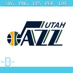 Utah Jazz Basketball Team Svg, Utah Jazz Logo Svg, Sport Svg