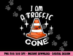 I Am A Traffic Cone Orange Lazy Easy Costume Halloween  png,sublimation copy