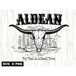 Try That in A Small Town Aldean SVG PNG, Country Music Lyric svg, Longhorn svg, Jason Aldean svg, Patriotic Saying svg,