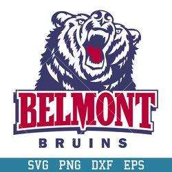 Belmont Bruins Logo Svg, Belmont Bruins Svg, NCAA Svg, Png Dxf Eps Digital File