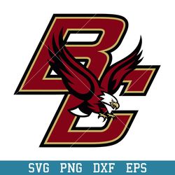 Boston College Eagles Logo Svg, Boston College Eagles Svg, NCAA Svg, Png Dxf Eps Digital File
