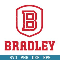Bradley Braves Logo Svg, Bradley Braves Svg, NCAA Svg, Png Dxf Eps Digital File