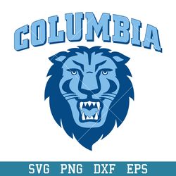 Columbia Lions Logo Svg, Columbia Lions Svg, NCAA Svg, Png Dxf Eps Digital File