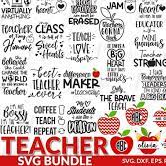 Teacher SVG Bundle- instant download