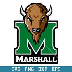 Marshall Thundering Herd Logo Svg, Marshall Thundering Herd Svg, NCAA Svg, Png Dxf Eps Digital File