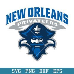 New Orleans Privateers Logo Svg, New Orleans Privateers Svg, NCAA Svg, Png Dxf Eps Digital File
